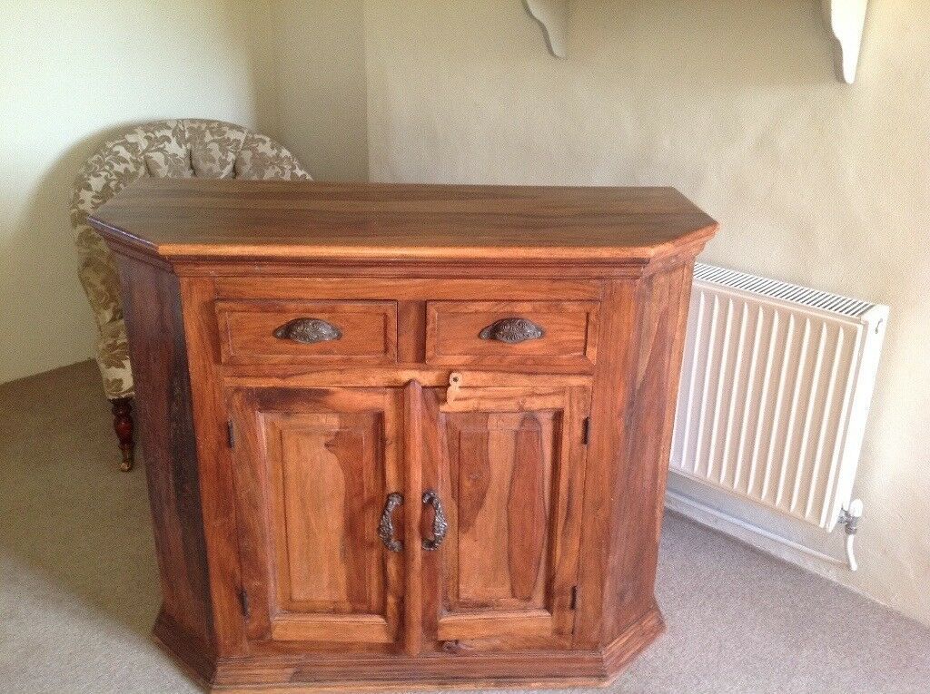 Small Sideboard/cupboard | In Sidmouth, Devon | Gumtree With Regard To Sidmouth Oak Corner Tv Stands (View 12 of 15)