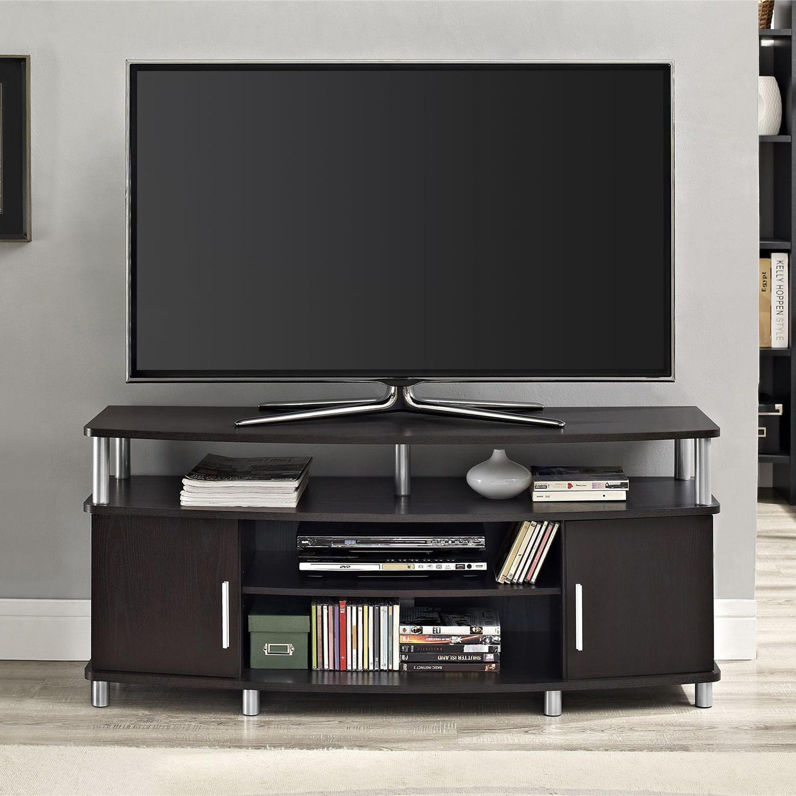 Smart Hd Tv Stand 50 Inch Digital Low Profile Small Throughout Small Tv Stands (View 2 of 15)