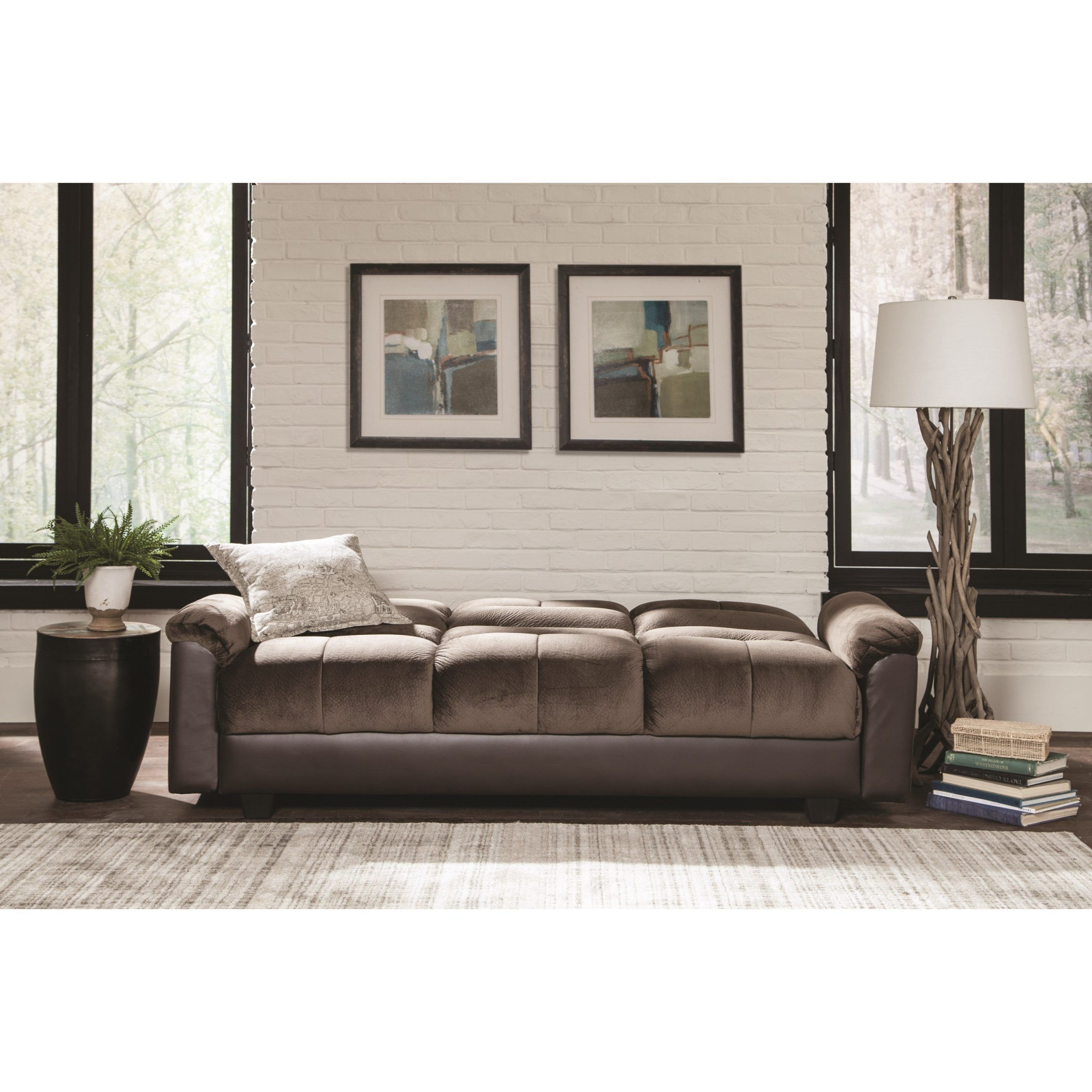 Sofa Beds And Futons Two Tone Sofa Bed With Storage In Celine Sectional Futon Sofas With Storage Reclining Couch (Photo 14 of 15)