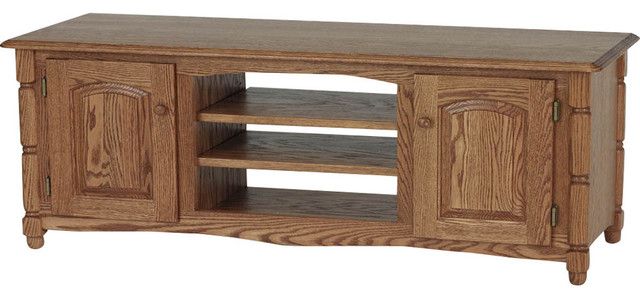 Solid Oak Country Style Tv Stand With Cabinet With Country Style Tv Stands (View 7 of 15)