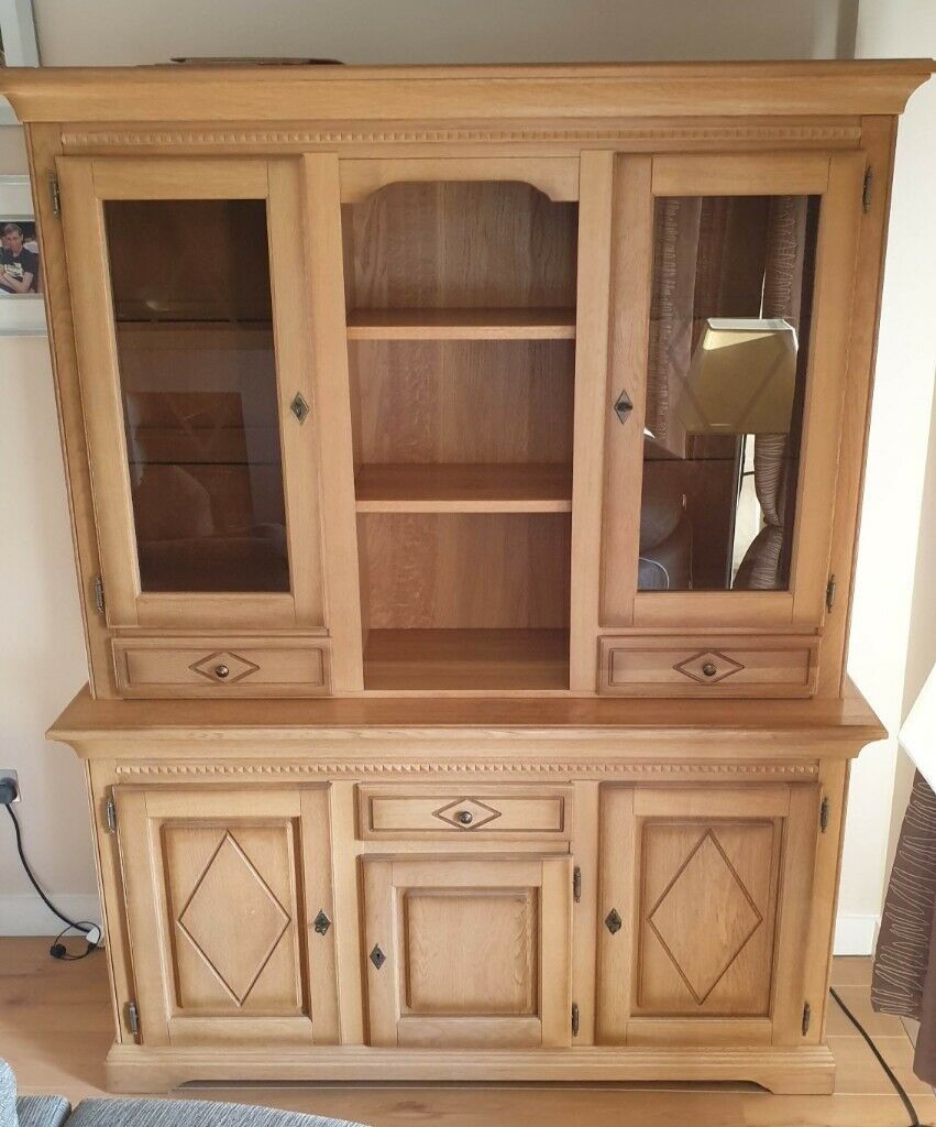 Solid Oak Display Cabinet | In Bromley, London | Gumtree Regarding Bromley Oak Corner Tv Stands (Photo 15 of 15)