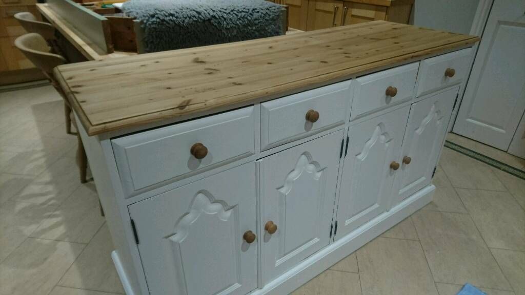 Solid Pine Farmhouse Sideboard | In Roundhay, West For Farmhouse Woven Paths Glass Door Tv Stands (View 11 of 15)