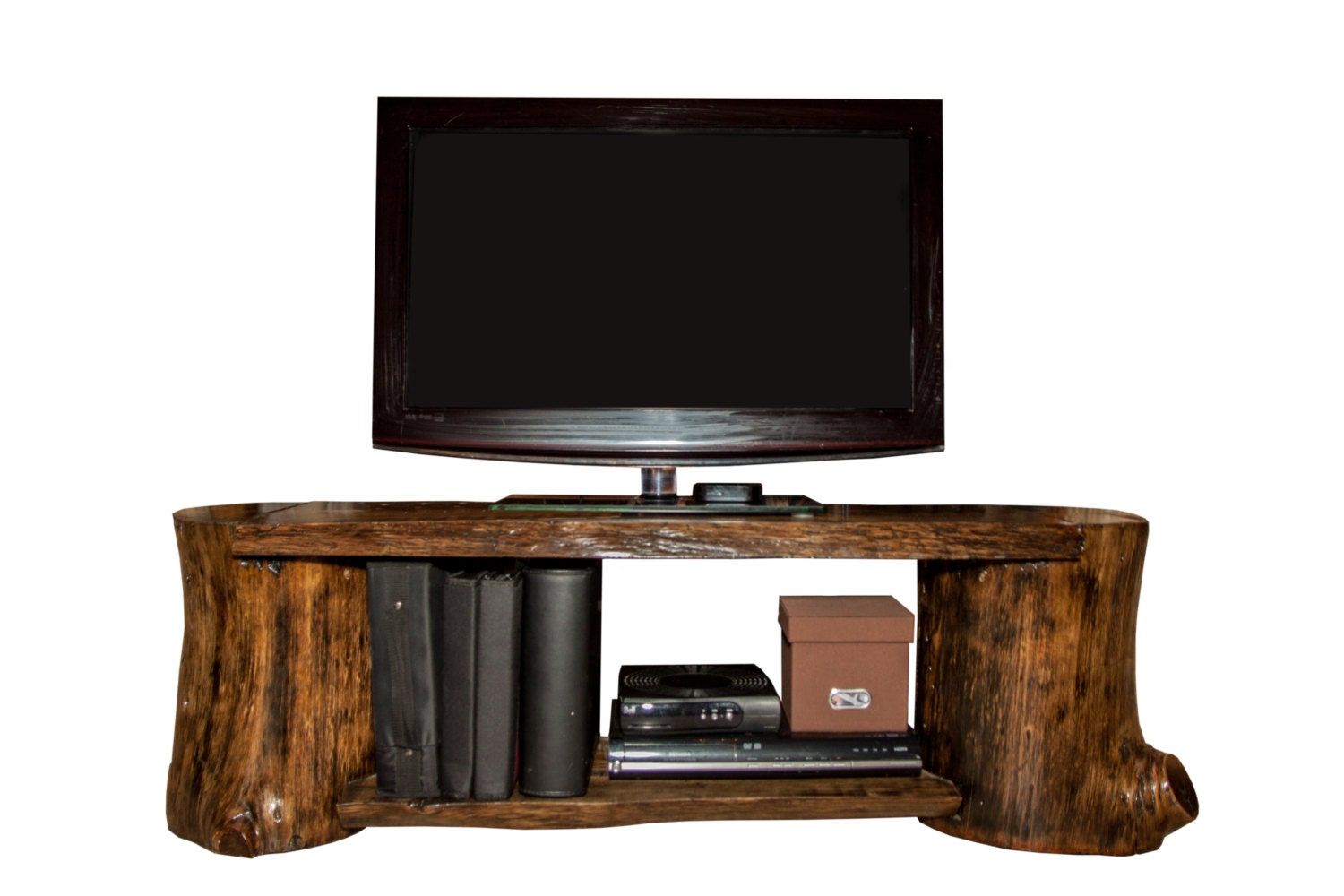 Solid Wood Tv Stand In Long Oak Tv Stands (View 6 of 15)