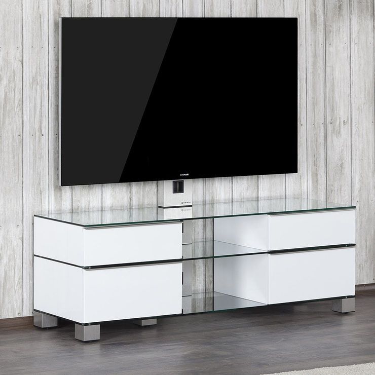 Sonorous Md8240 Cantillever Tv Cabinet For Tv's Up To 65 Within Sonorous Tv Cabinets (View 7 of 15)