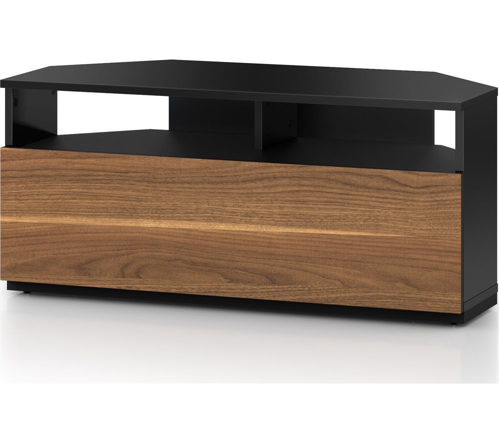 Sonorous Troy Trd100 1000 Mm Crn Tv Stand – Black & Walnut Throughout Sonorous Tv Cabinets (View 5 of 15)