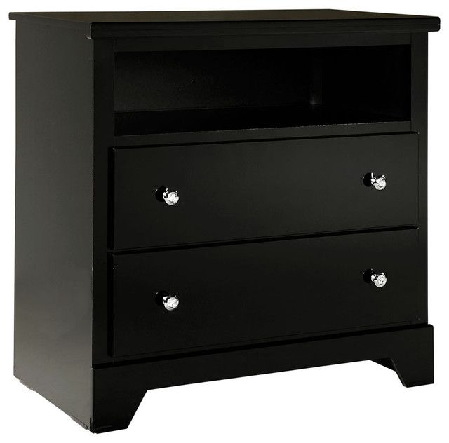 Standard Furniture – Standard Furniture Marilyn Black 2 Inside Black Tv Cabinets With Drawers (View 15 of 15)