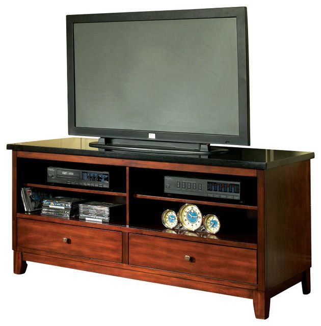 Steve Silver Granite Bello 60 Inch Tv Stand In Cherry Pertaining To Modern Tv Stands For 60 Inch Tvs (Photo 14 of 15)