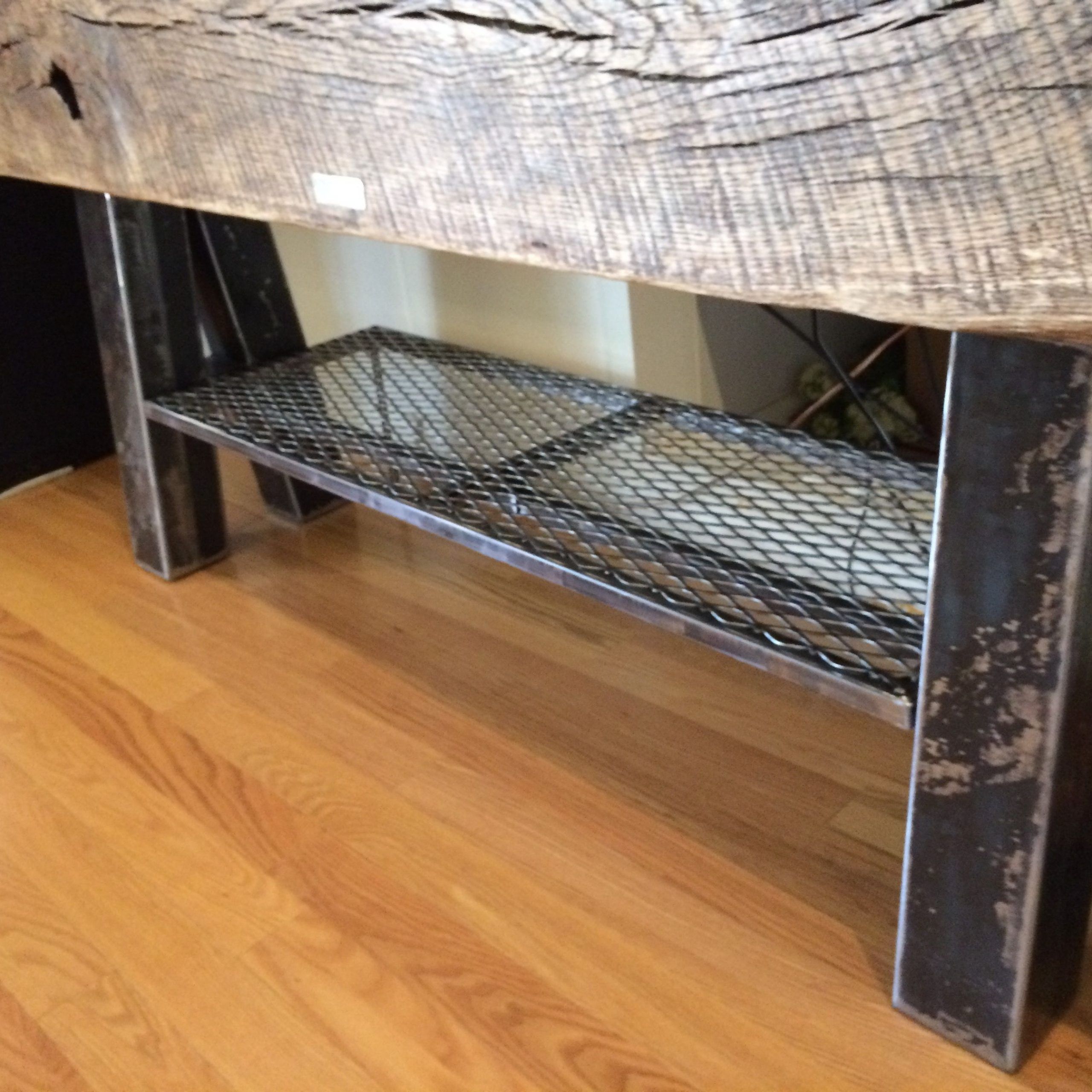 Swankoriginals Reclaimed Warehouse Beam Tv Stand With Intended For Beam Through Tv Stand (Photo 5 of 15)