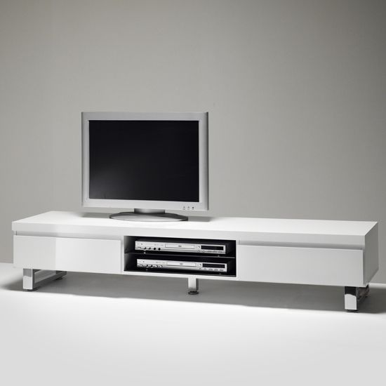Sydney Lowboard Tv Stand In High Gloss White 48900w In White High Gloss Corner Tv Stand (View 14 of 15)