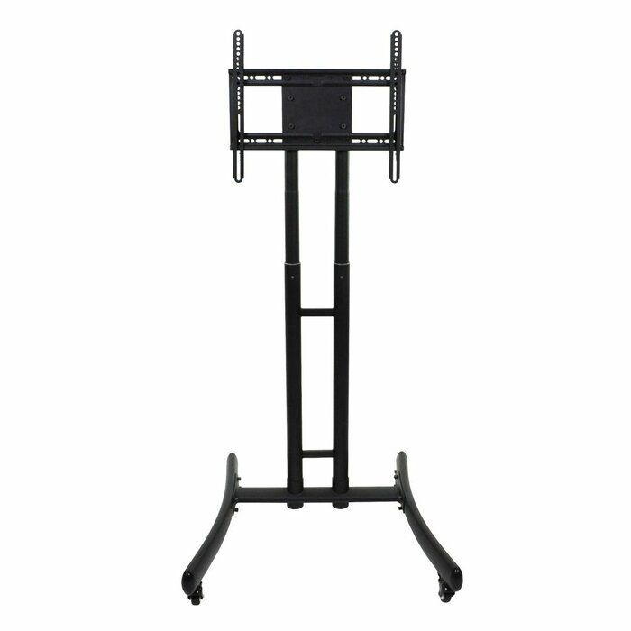 Symple Stuff Black Swivel Floor Stand Mount For Screens Regarding Randal Symple Stuff Black Swivel Floor Tv Stands With Shelving (View 10 of 15)
