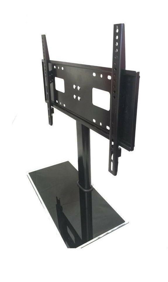Table Top Tv Stand Universal For Any Tv Size Up To 55 Inch In Modern Black Universal Tabletop Tv Stands (Photo 1 of 15)