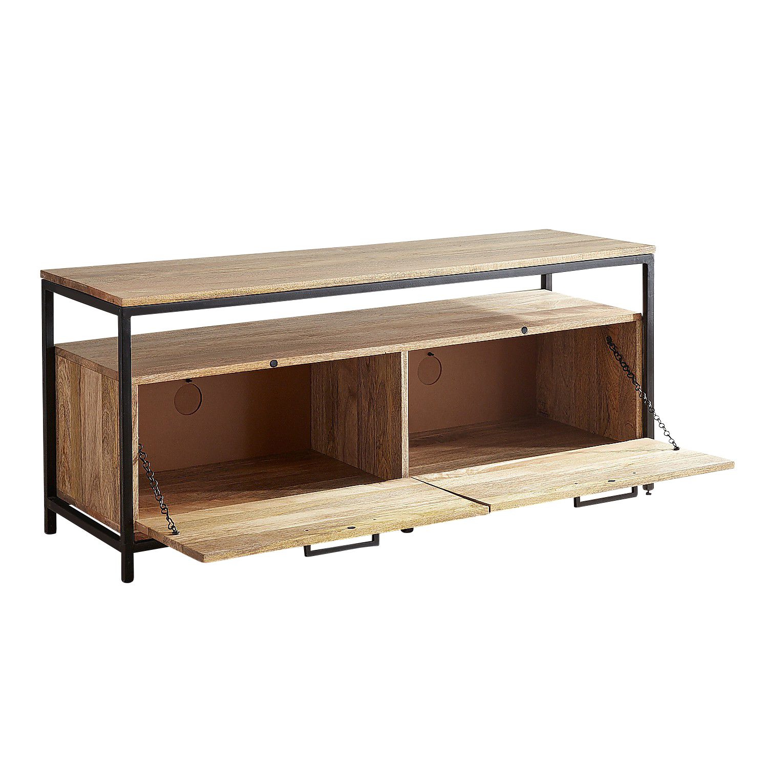 Takat Natural Mango Wood 49" Tv Stand – Pier1 With Mango Wood Tv Stands (Photo 4 of 15)
