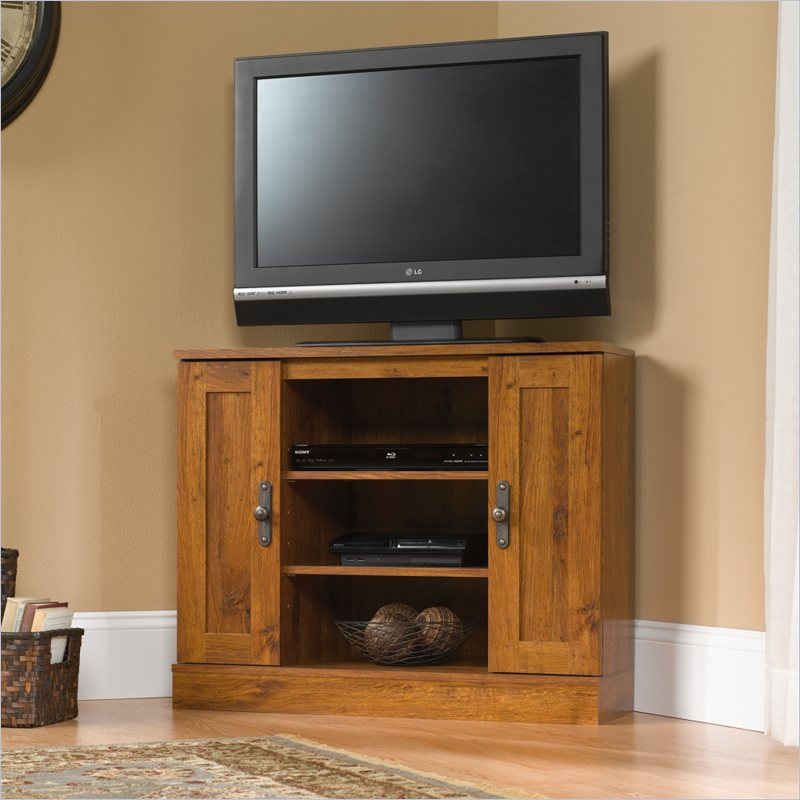 Tall Corner Tv Stand: Designs And Images – Homesfeed For Corner Tv Cabinets For Flat Screen (View 13 of 15)