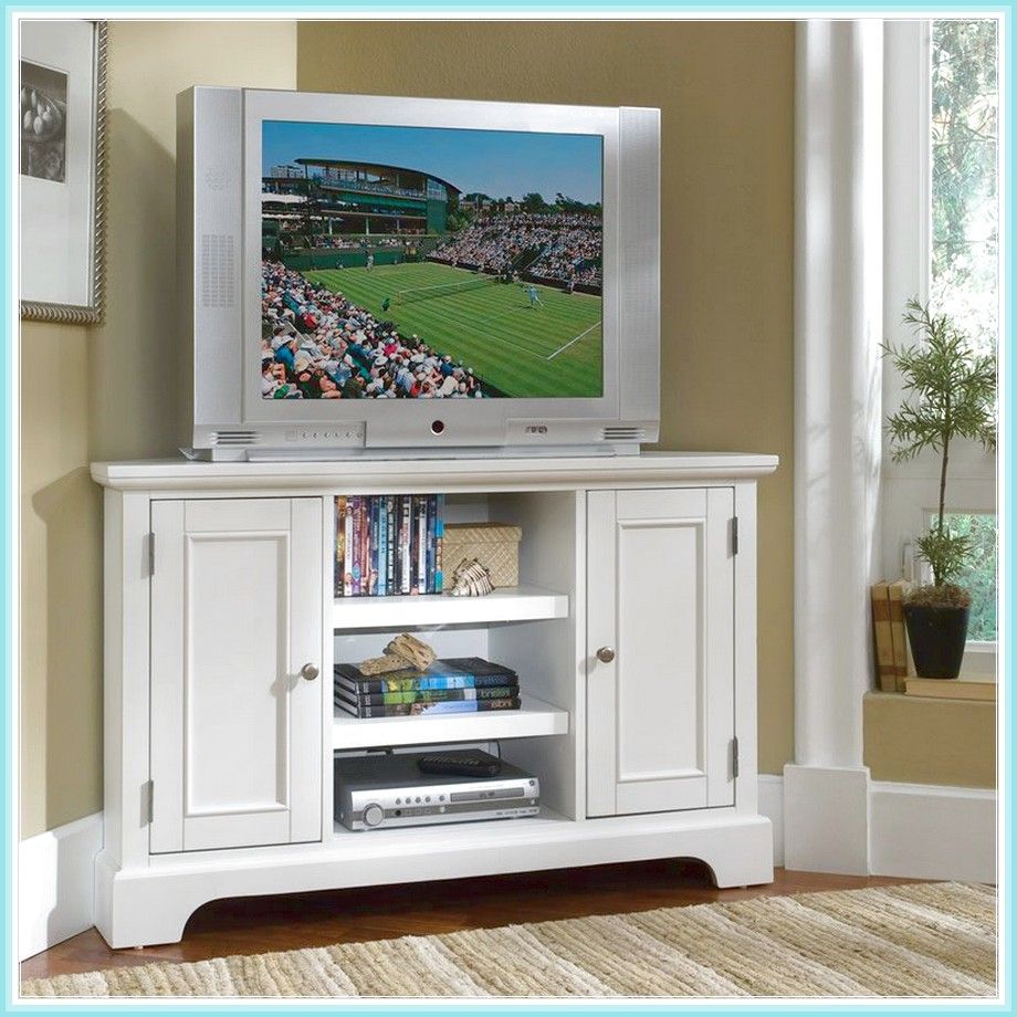 Tall Corner Tv Stand: Designs And Images – Homesfeed Pertaining To White Tall Tv Stands (Photo 10 of 15)