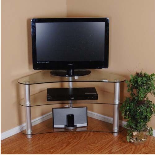 Tall Corner Tv Stand: Designs And Images – Homesfeed With Regard To Compact Corner Tv Stands (View 14 of 15)