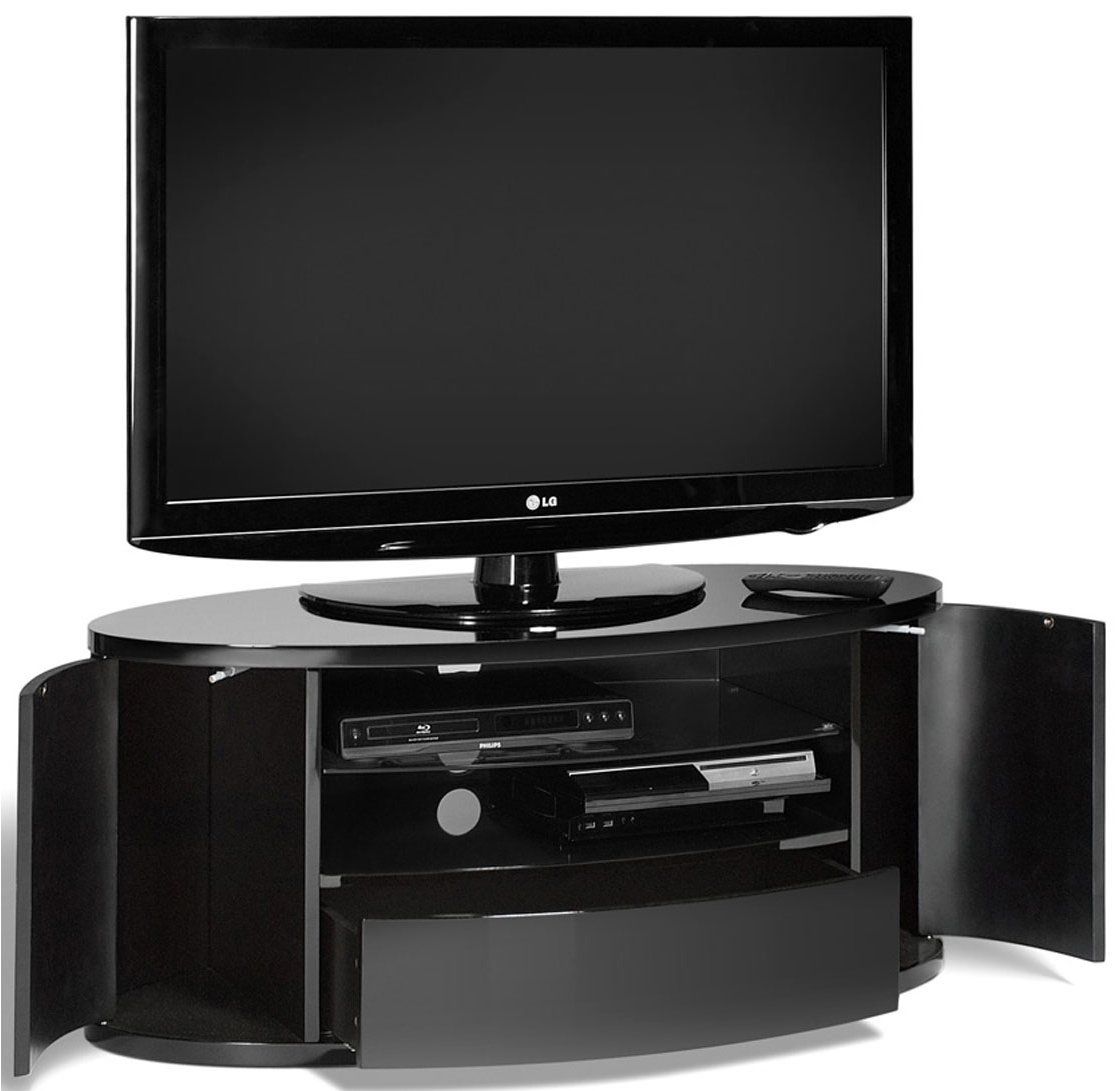 Techlink El3 Tv Stands For Oval White Tv Stand (View 10 of 15)