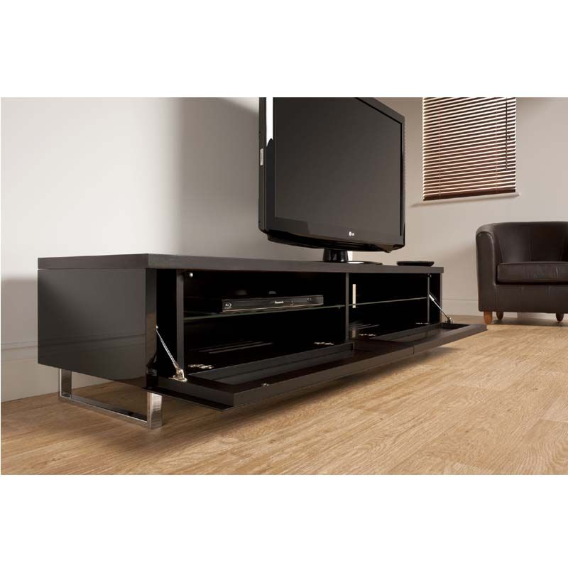 Techlink Panorama Series Low 65 Tv Stand With Drop Down Within Panorama Tv Stands (View 5 of 15)