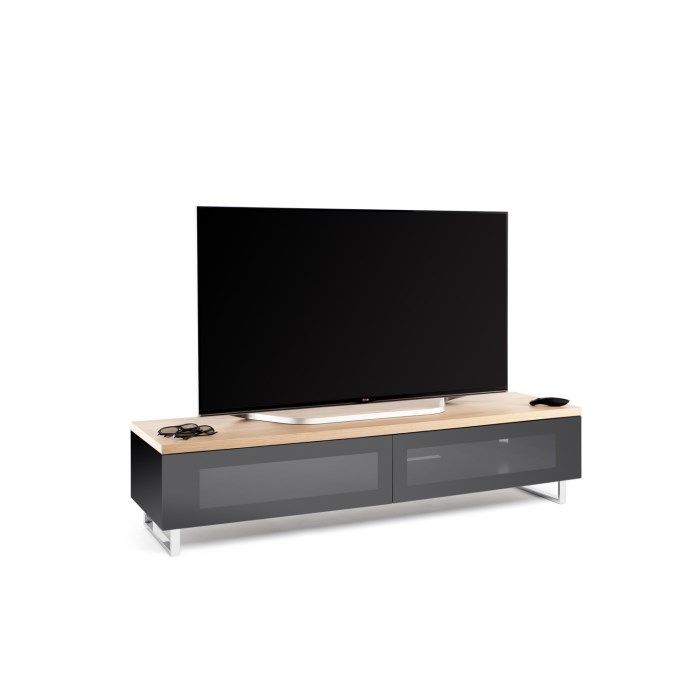 Techlink Pm160lo Panorama Light Oak Tv Stand | Tv Stand Pertaining To Techlink Pm160w Panorama Tv Stand (View 5 of 15)