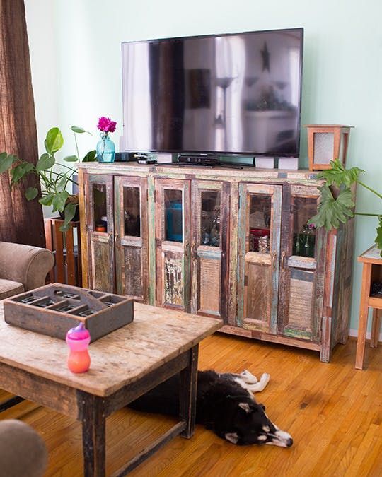 The Figgle Family's Cozy First Home | Unique Tv Stands Pertaining To Unusual Tv Stands (View 7 of 15)