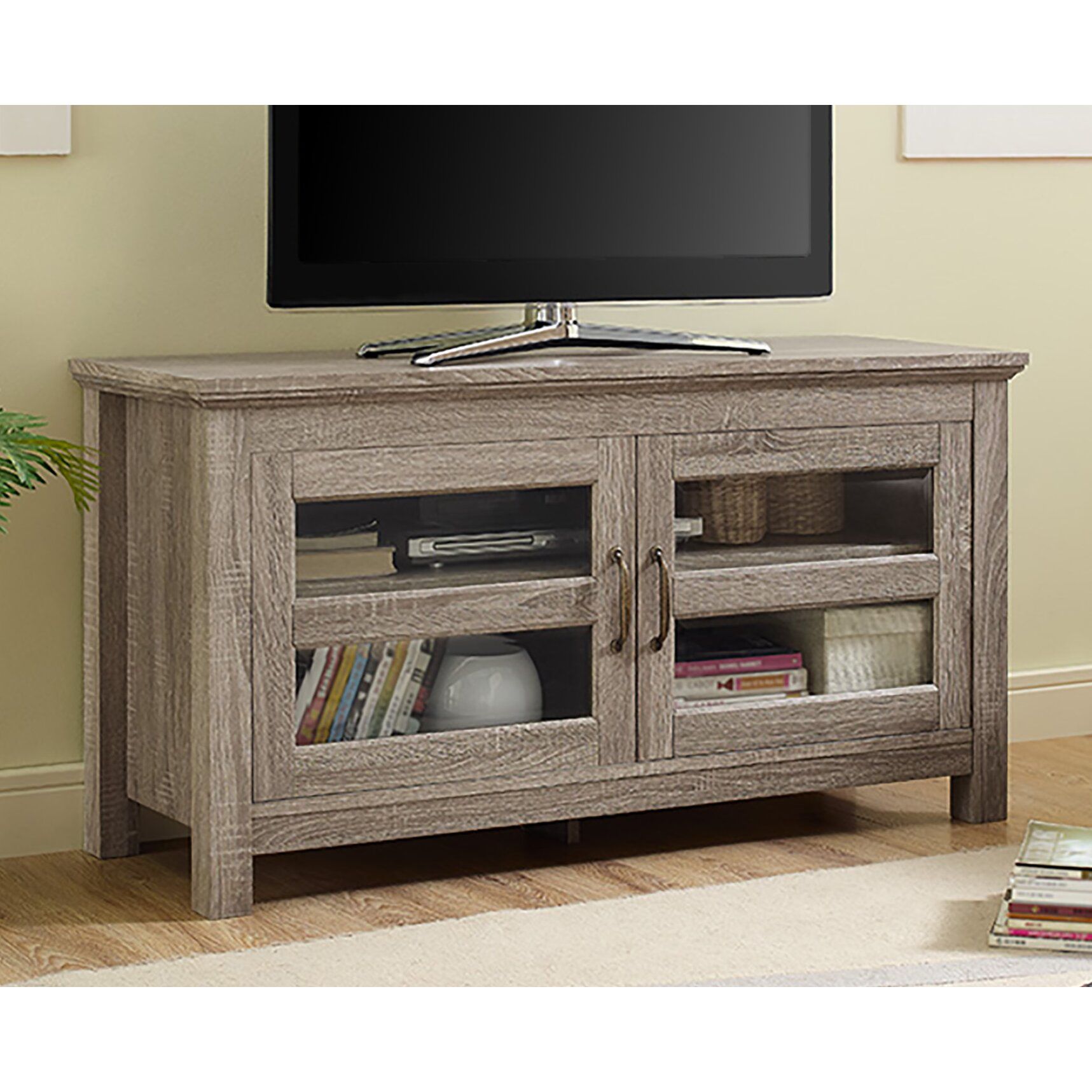 Three Posts Pennside Tv Stand & Reviews | Wayfair Intended For Under Tv Cabinets (Photo 7 of 15)