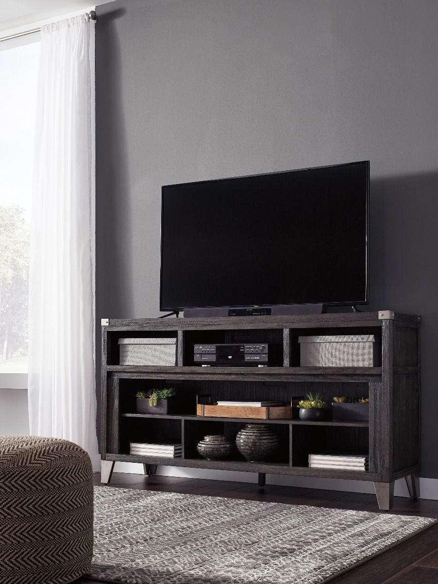 Todoe Gray Tv Stand With Optional Fireplace Insert Regarding Mission Corner Tv Stands For Tvs Up To 38&quot; (View 11 of 15)