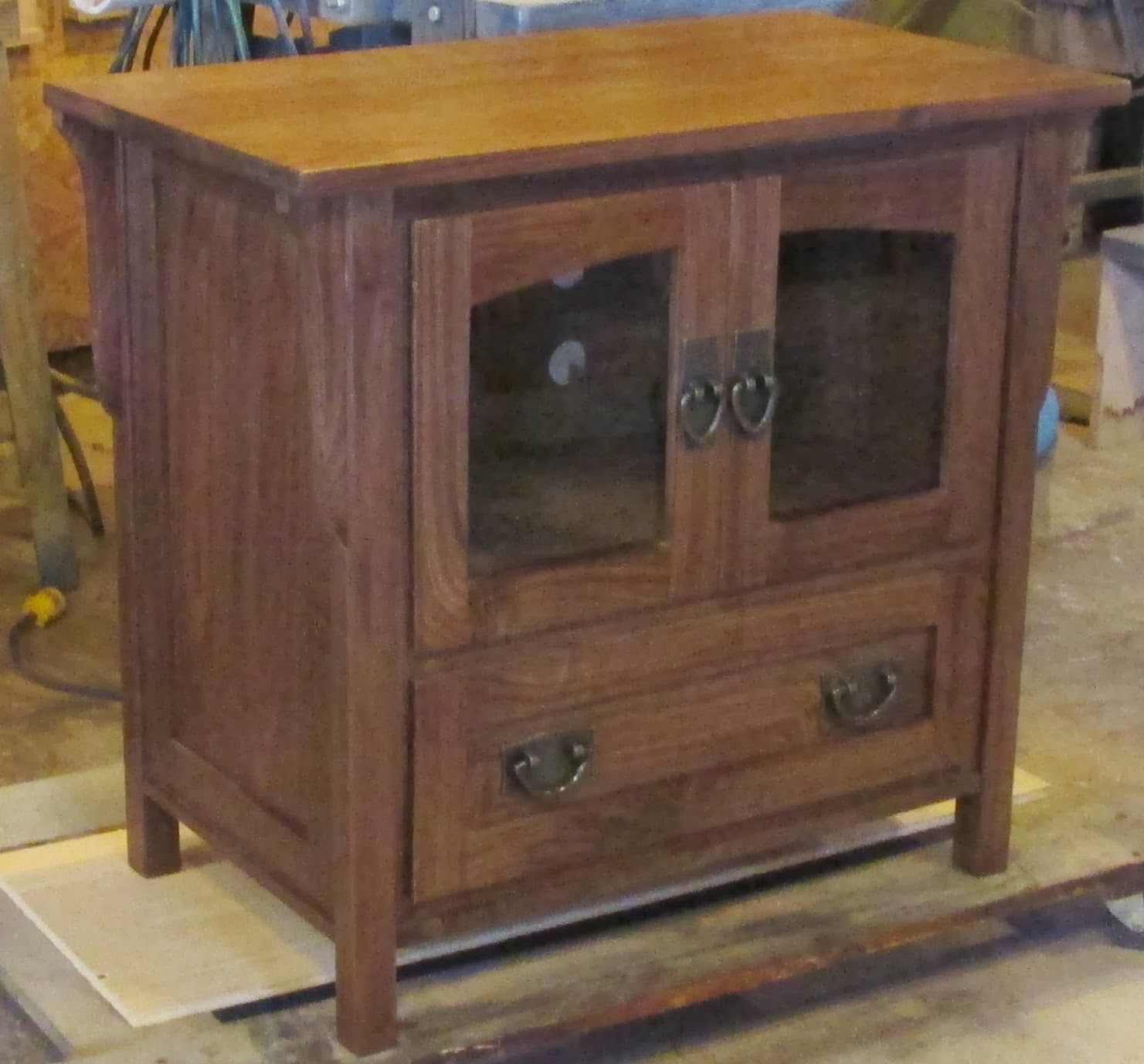 Tom Kies Woodworks: 36" Wide Walnut Tv Stand In Deco Wide Tv Stands (Photo 13 of 15)