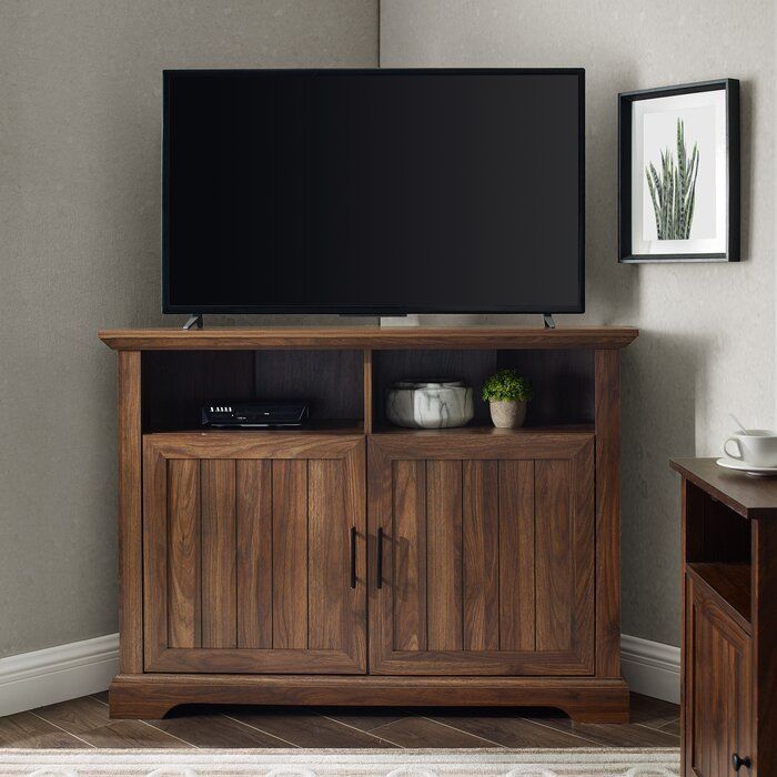 Tomball Corner Tv Stand For Tvs Up To 48" In 2020 | Corner Throughout Antea Tv Stands For Tvs Up To 48" (View 12 of 15)