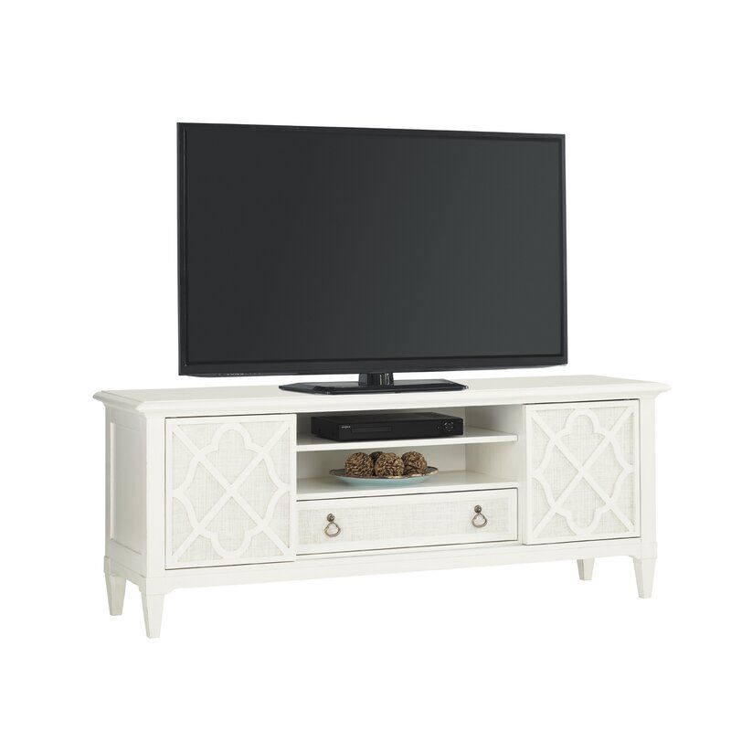 Tommy Bahama Home Ivory Key Solid Wood Tv Stand For Tvs Up Throughout Miconia Solid Wood Tv Stands For Tvs Up To 70" (View 7 of 15)