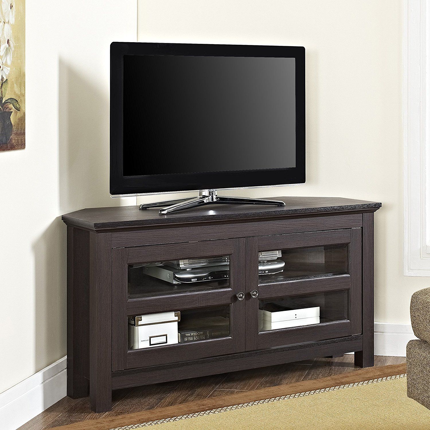 Top 10 Best Modern Tall Corner Tv Stands In 2021 Reviews Inside Tall Tv Cabinets Corner Unit (View 2 of 15)