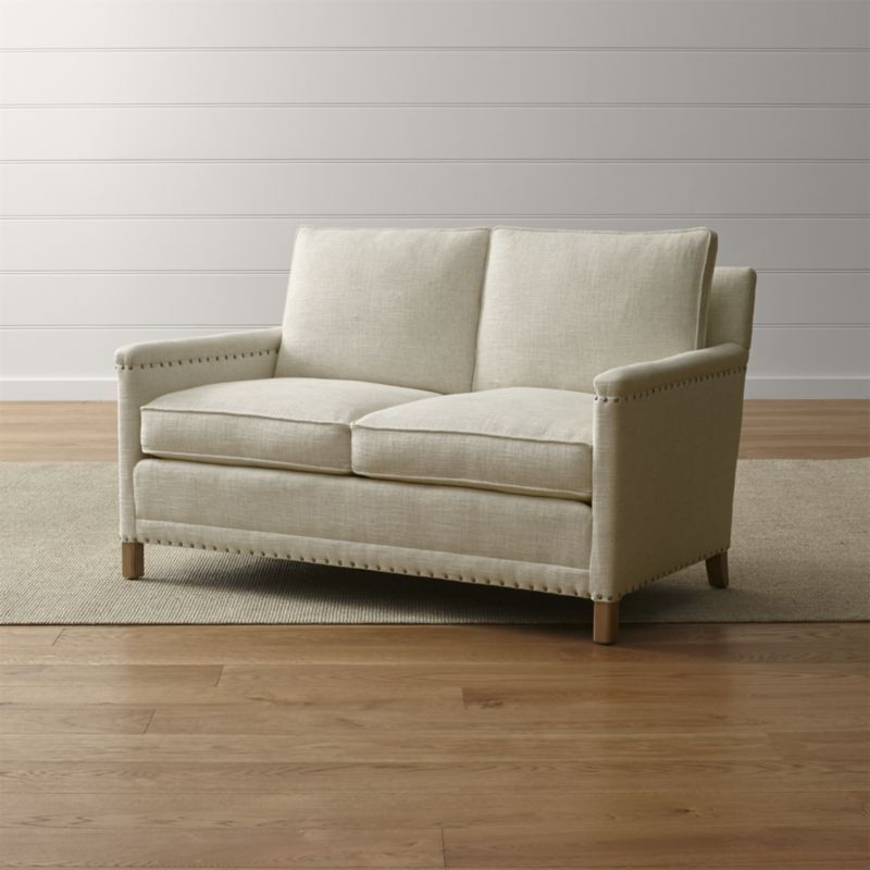 Trevor Loveseat | Crate And Barrel | Apartment Sofa, Couch Intended For Trevor Sofas (View 10 of 15)