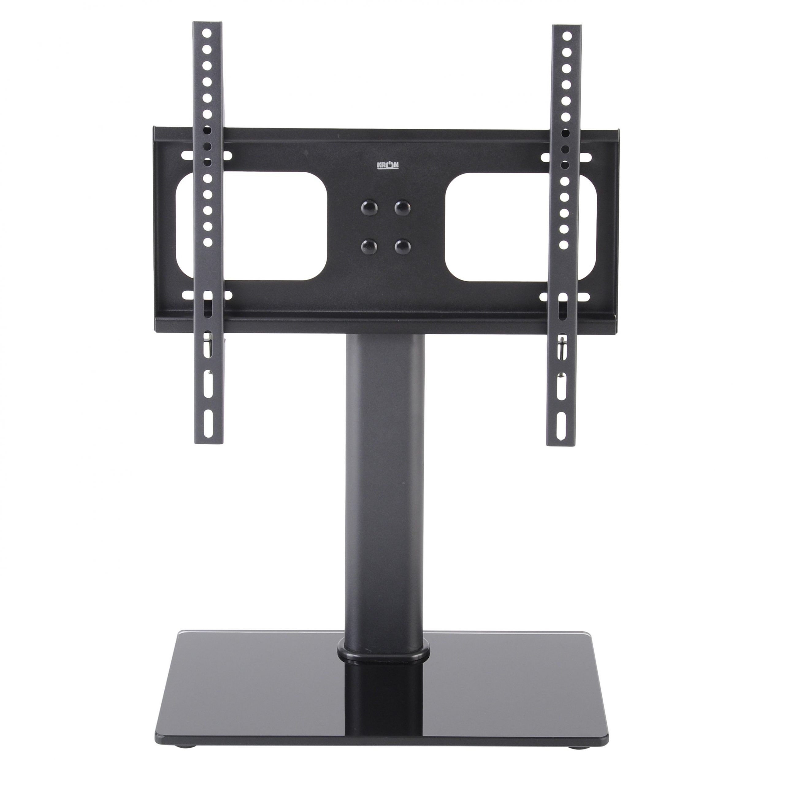 Ttap Tt64f Universal Black Glass Replacement Tabletop Throughout Rfiver Black Tabletop Tv Stands Glass Base (View 10 of 15)