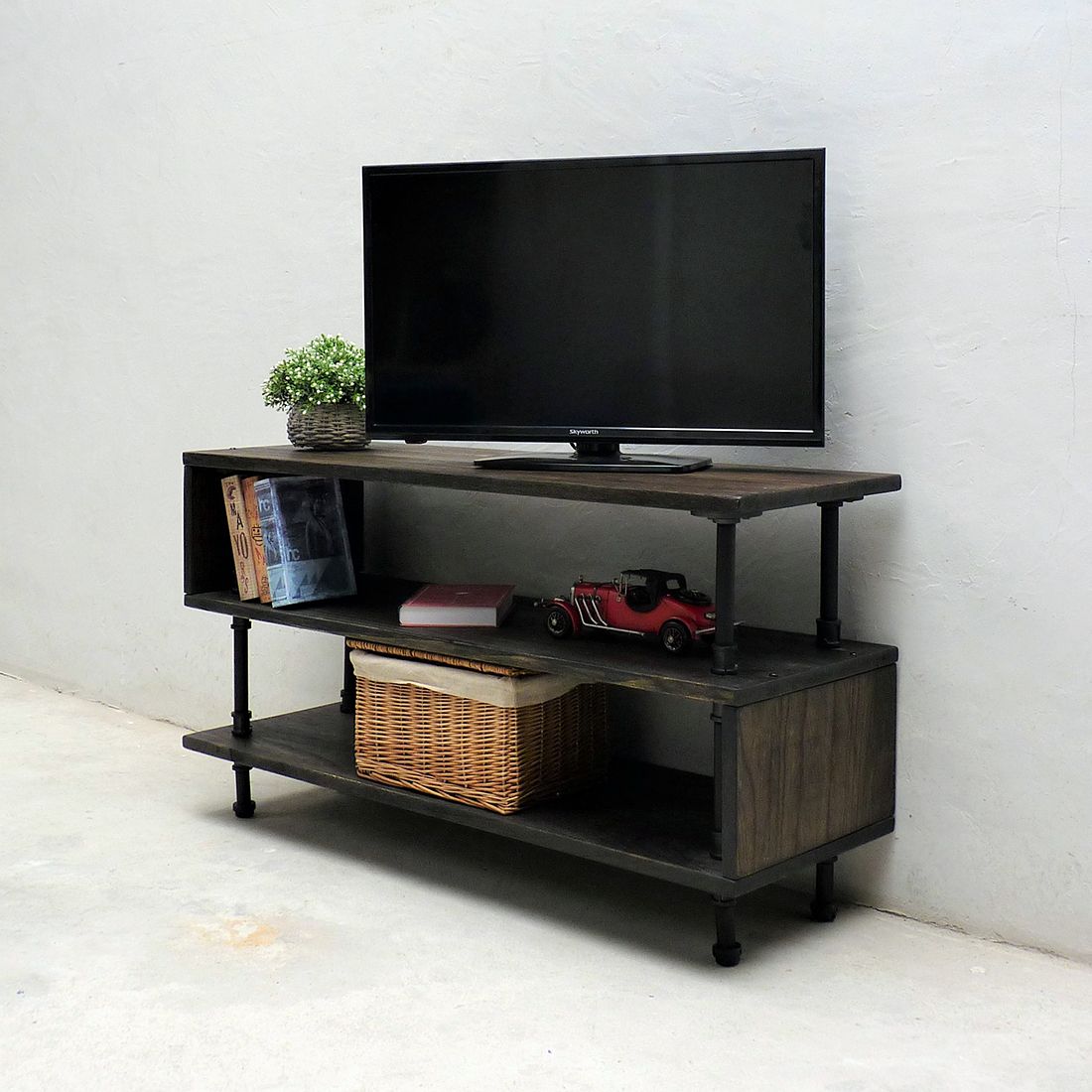 Tucson Modern Industrial Tv Stand Throughout Industrial Tv Cabinets (View 2 of 15)