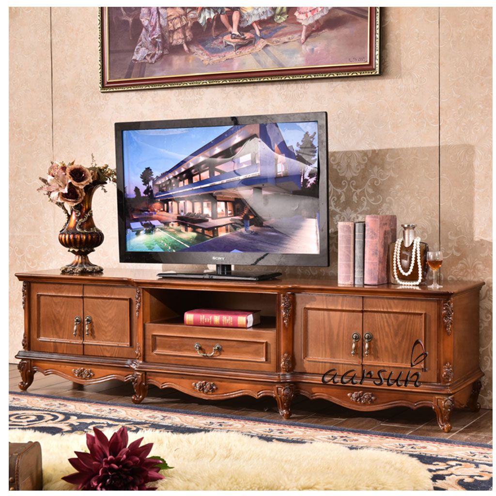 Tv Cabinet/ Best Quality Wood Tv Unit Tvcb 0011 Inside Wooden Tv Cabinets (View 1 of 15)