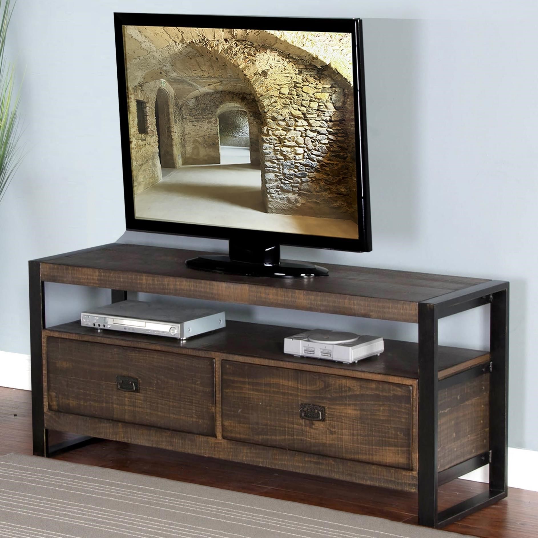 Tv Console (with Images) | Tv Console, Pine Shelves, Solid Pertaining To Pine Wood Tv Stands (View 6 of 15)