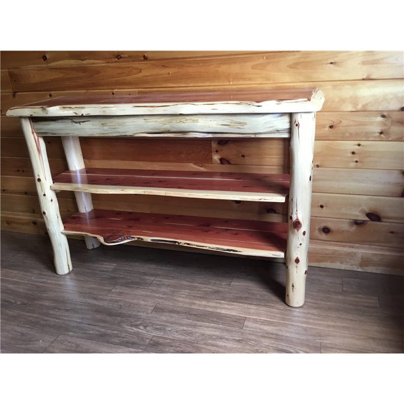 Tv Stand / Console Table Regarding Rustic Red Tv Stands (View 13 of 15)