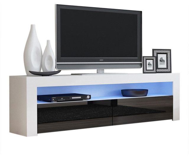 Tv Stand Milano Classic White Body Modern 65" Tv Stand Led In Milano 200 Wall Mounted Floating Led 79&quot; Tv Stands (View 13 of 15)