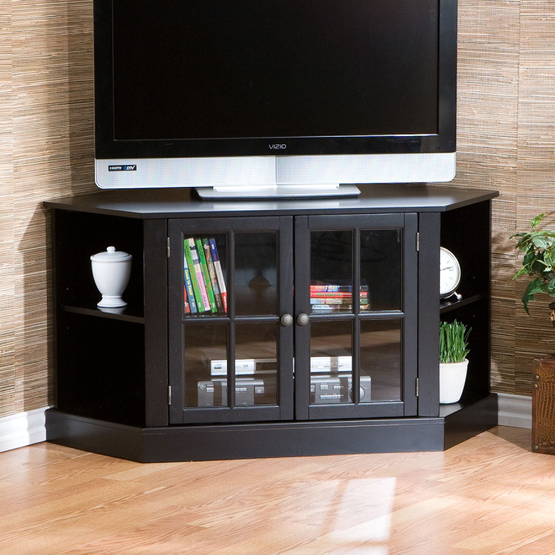 Tv Stands, Tv Consoles, Cabinets Available In Various Pertaining To Unique Corner Tv Stands (View 7 of 15)