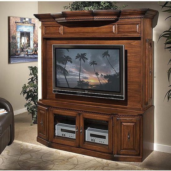 Tv Stands – Walnut Creek Flat Panel Tv Console From Encore Intended For Walnut Tv Stands For Flat Screens (Photo 15 of 15)