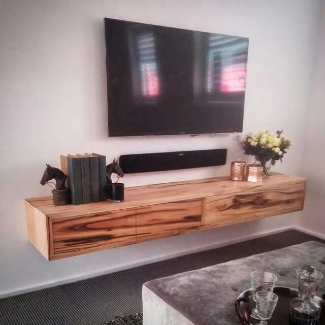 Tv Unit | Floating Shelf Under Tv, Floating Entertainment Pertaining To Under Tv Cabinets (View 13 of 15)