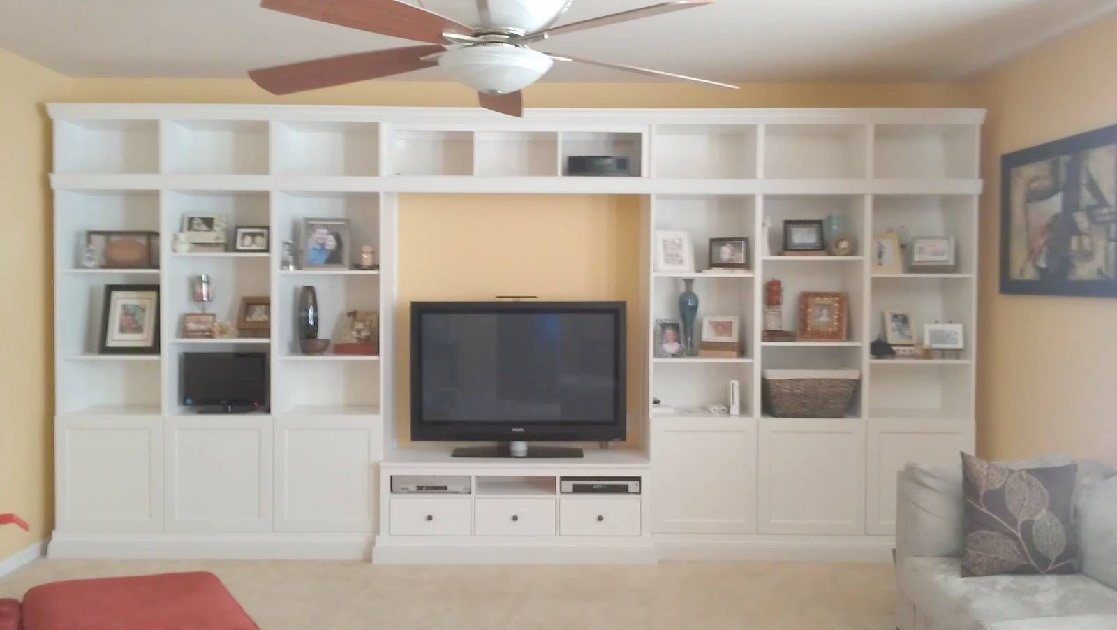 Tv Wall Built In Cabinets – Ikea Hack Built In Wall With Ikea Built In Tv Cabinets (Photo 1 of 15)