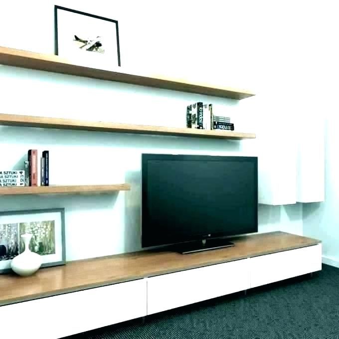 Tv Wall Shelving – Google Search | Floating Shelves Intended For Floating Tv Shelf Wall Mounted Storage Shelf Modern Tv Stands (View 6 of 15)