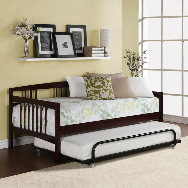 Twin Day Bed Sofa Bed Combo Guest Room Furniture Trundle Inside Twin Nancy Sectional Sofa Beds With Storage (Photo 4 of 15)