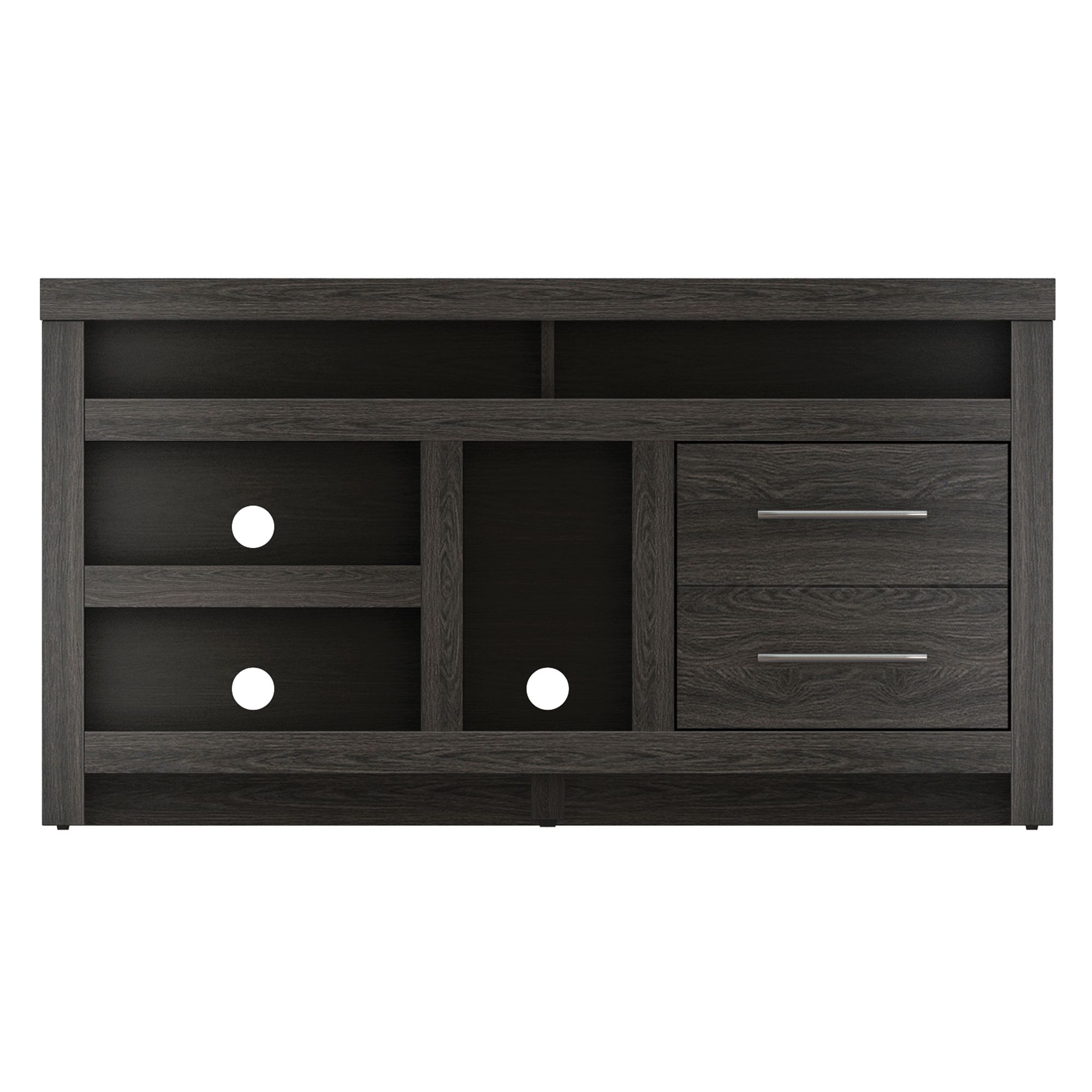 Twin Star Home Westside Black Walnut Tv Stand For Tvs Up Inside Upright Tv Stands (Photo 8 of 15)