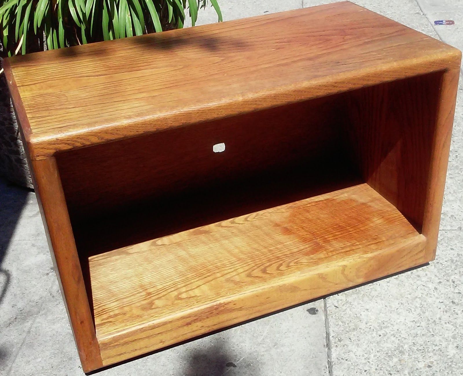 Uhuru Furniture & Collectibles: Sold **reduced** Vintage Within Wooden Tv Stand With Wheels (View 8 of 15)