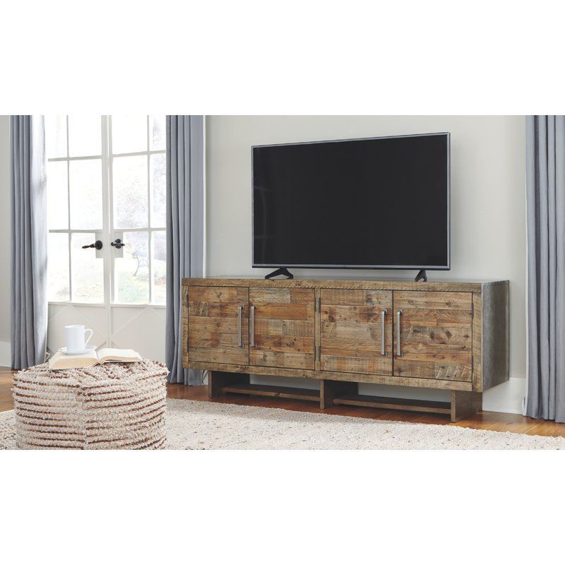 Union Rustic Mcdonough Tv Stand | Wayfair | Large Tv Inside Rustic Red Tv Stands (Photo 10 of 15)