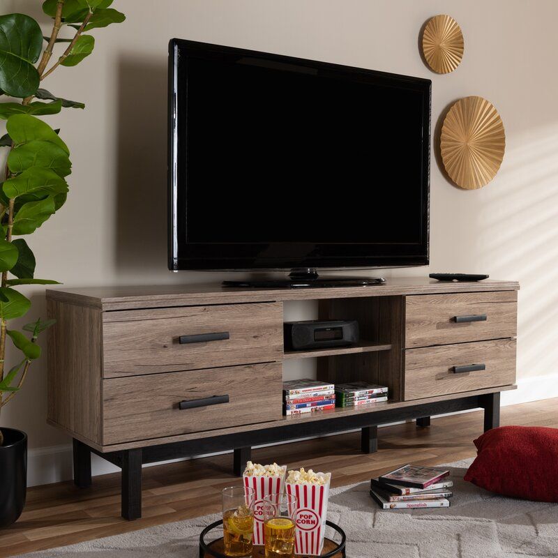 Union Rustic Whittaker Tv Stand For Tvs Up To 75 In Chrissy Tv Stands For Tvs Up To 75&quot; (Photo 3 of 15)