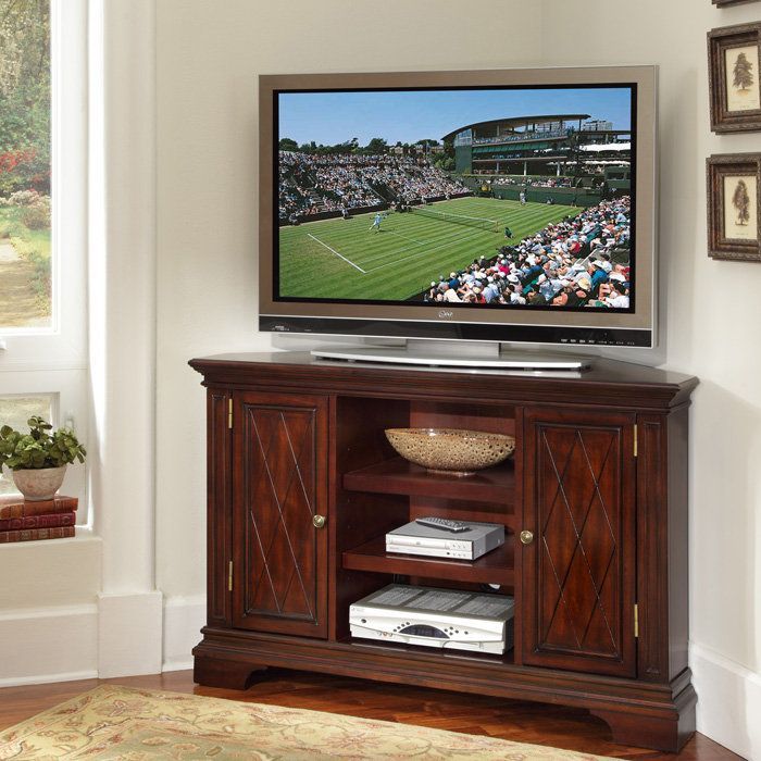 Update Your Small Spaceusing That Empty Corner With Regarding Small Corner Tv Stands (View 12 of 15)