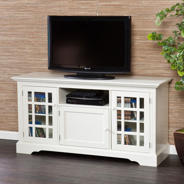 Upton Home Trevorton Off White Tv/ Media Stand Within Naples Corner Tv Stands (View 9 of 15)