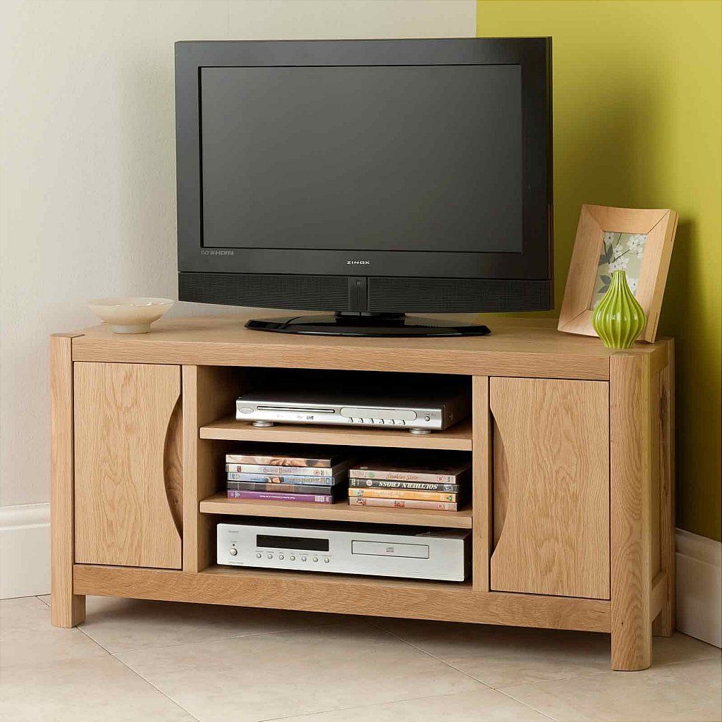 Vale Furnishers Carlson Corner Tv Unit For Tall Tv Cabinets Corner Unit (View 3 of 15)