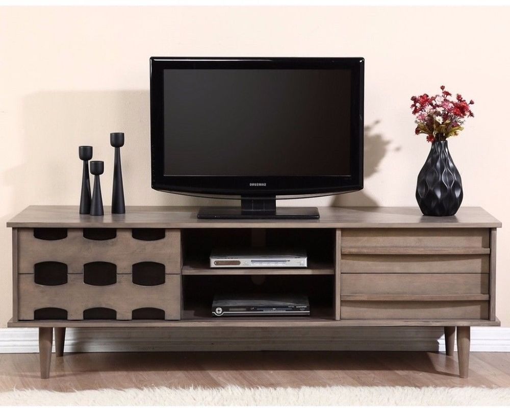 Vanda Entertainment Center 70 Inch Tv Stand With 2 Regarding Horizontal Or Vertical Storage Shelf Tv Stands (View 4 of 15)